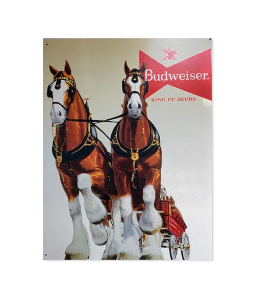 Clydesdale Metal Tacker Sign