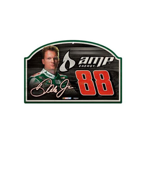 #88 Dale Jr. Graphic Hardwood Sign