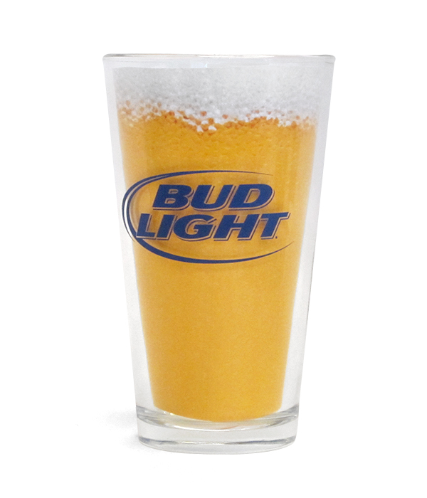 Bud Light NFL Pint Glass Set