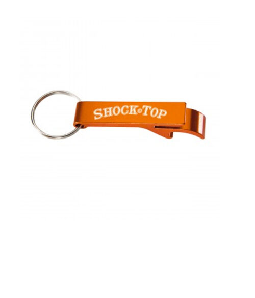 Shock Top Bottle Opener Key Ring Set of 2 New & F/SH Belgian White Shock Top 
