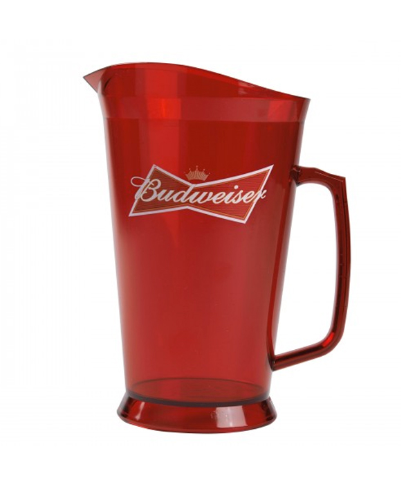 Vintage Budweiser Glass Beer Pitcher