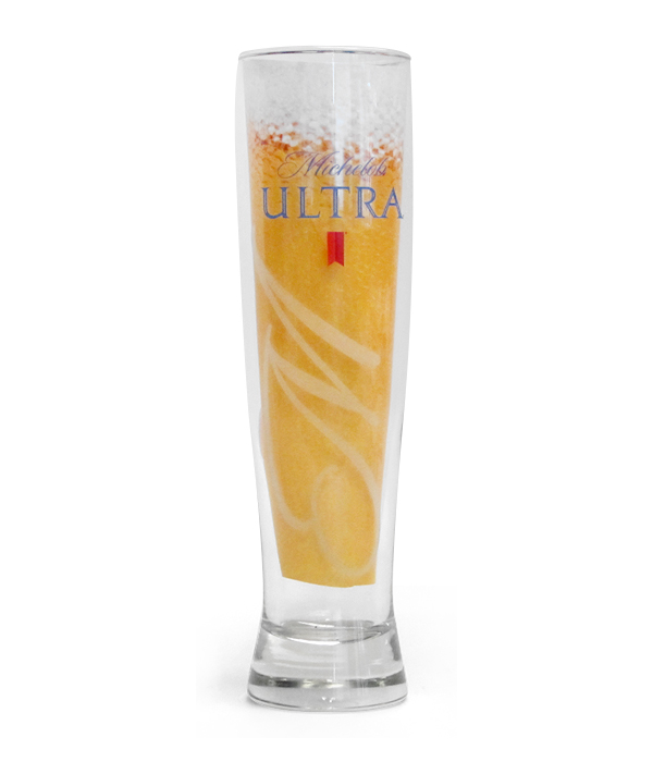 2x Brand New & Boxed MICHELOB Ultra Pilsner Glass 16oz Beer Glasses Pint Perfect 