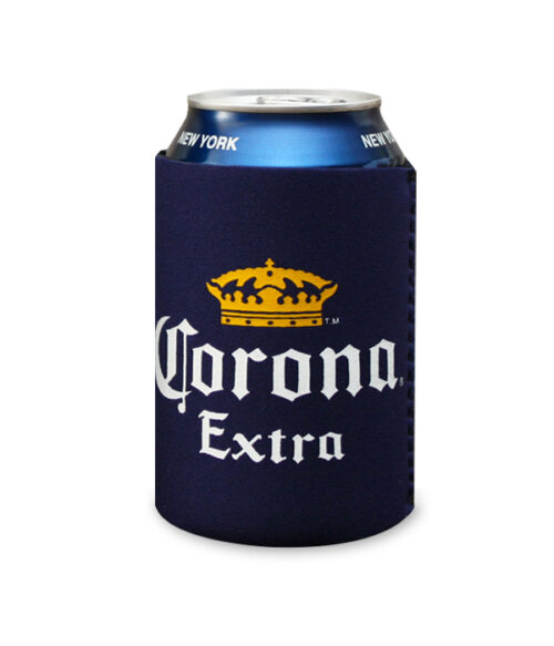 Corona Extra Navy Double Sided Fold Can Coolie