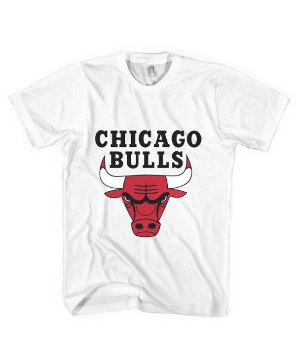 chicago bulls white shirt