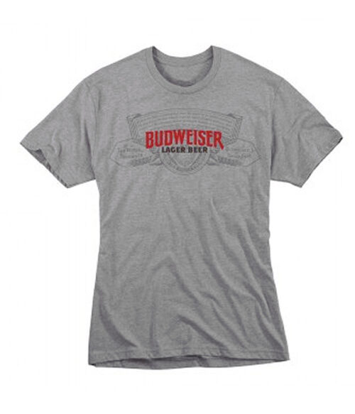 Budweiser Bright Red Graphic T-Shirt