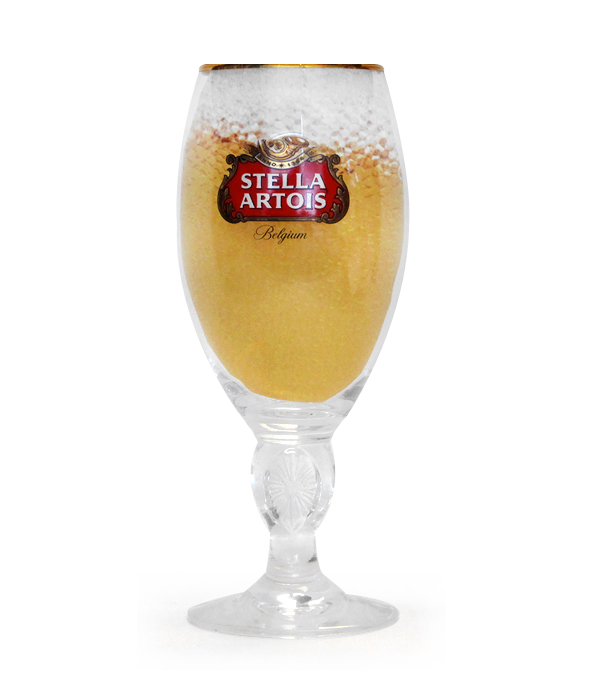 Free Shipping! Stella Artois Chalice 33CL Glasses Beer Pub Bar Holidays Nice 