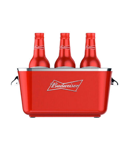 Budweiser Square Red Bucket