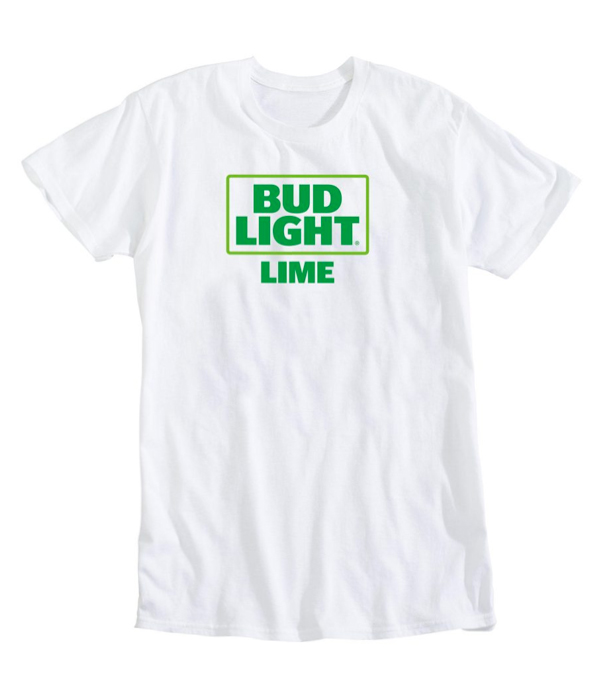 BUD Light Lime perché VITE DOMANI Bere Cool Party T Shirt 
