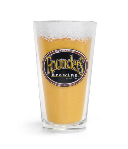 Founders Brewed For Us Pint Glass