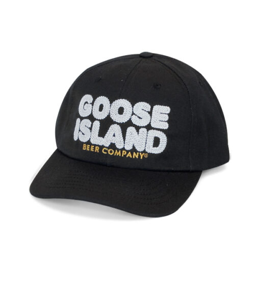 Goose Island Embroidered Black Hat