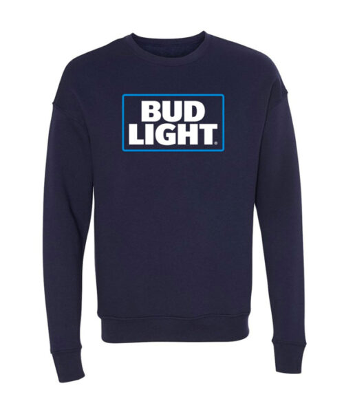 Bud Light Navy Blue Crew Sweatshirt