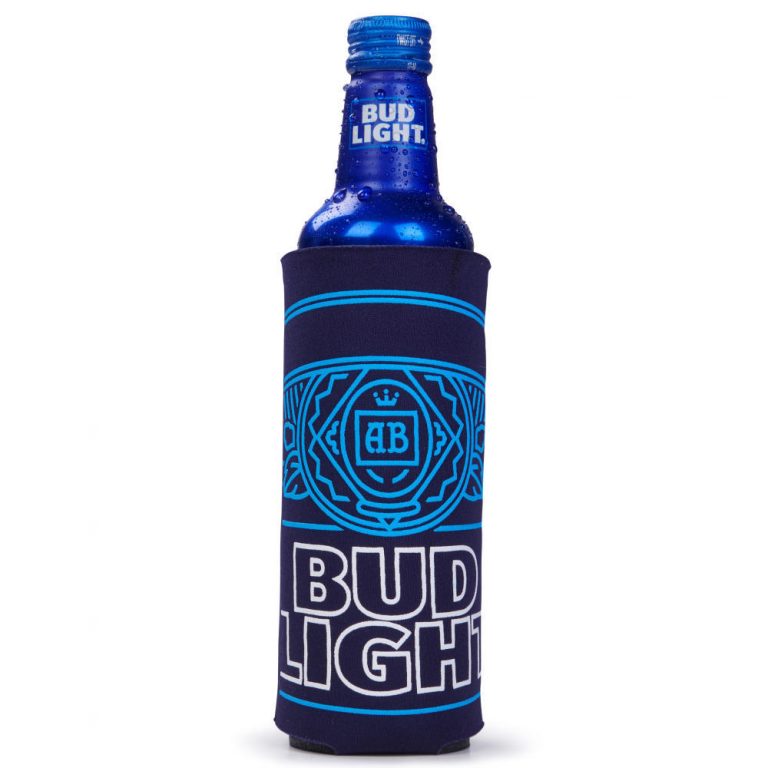 Bud Light 16oz Royal Blue Ab Can Coolie The Beer Gear Store 3403