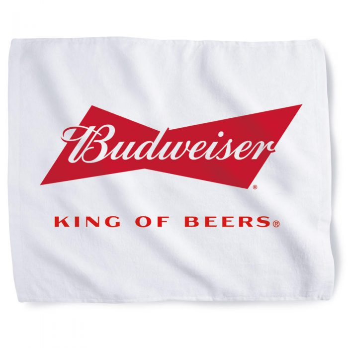 Budweiser Beer Pub Bar Towel Man Cave Garage 