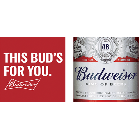 Budweiser Longneck Bud Beer Bottle Coaster Vtg Labatt's Mint 