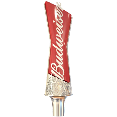 Budweiser Bowtie Red Large Tap Handle