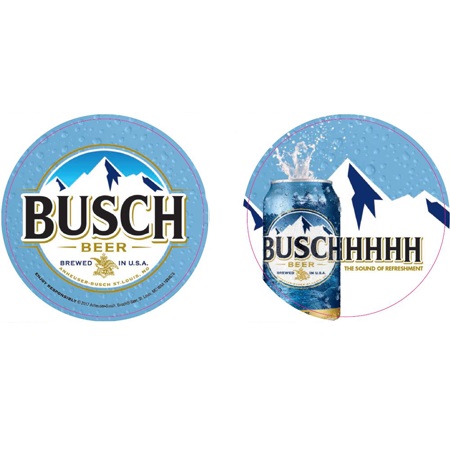 Busch Round Coasters