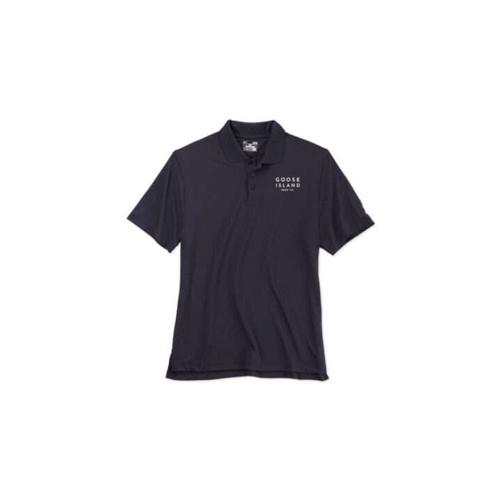 Goose Island Black Golf Polo