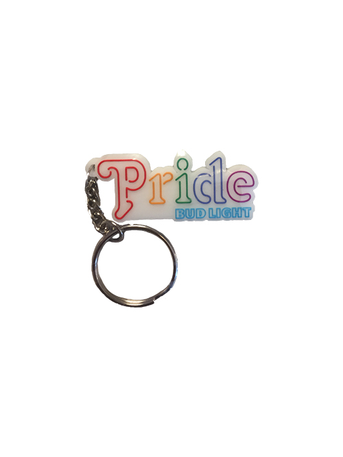 Bud Light Pride Keychain