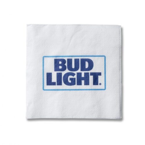 Bud Light Blue Logo Napkin