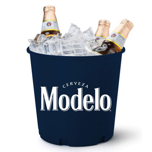 Champagne galvanized metal cold water bucket (5QT) Mimosa bar