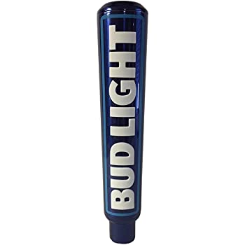 Bud Light Silver/Grey with Blue Logo Vinyl Tap Knob Cover NO TAP HANDLE INCLUDED 