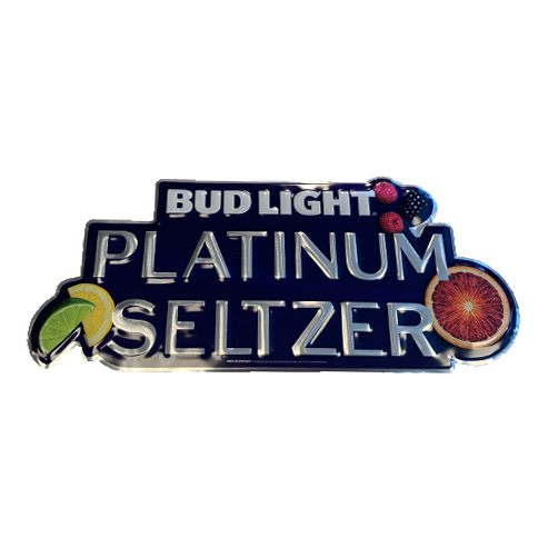 Bud Light Platinum Seltzer Metal Sign