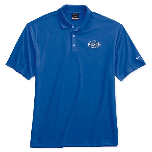 Busch Light Royal Blue Nike Polo - The Beer Gear Store