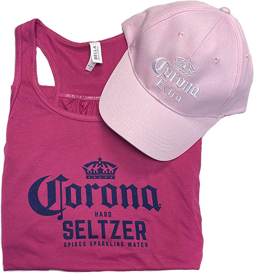 Corona Seltzer Ladies Hat and Tank Combo