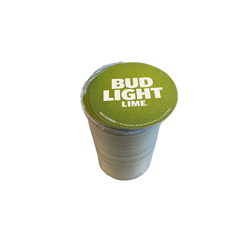 Bud Light Lime Round Coaster Sleeve
