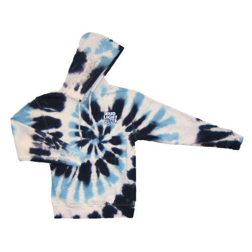 bud light seltzer hoodie tie dye