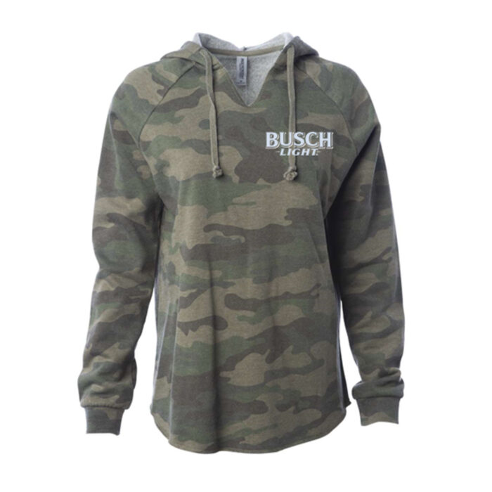 camo busch light sweatshirt