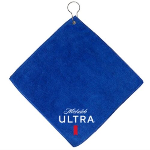 Blue Michelob Ultra Golf Towel
