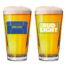 bud Light cooler glass