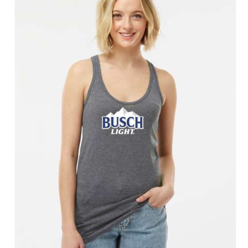 CLEARANCE KEVIN HARVICK #4 BUSCH BEER NAVY BLUE SLEEVELESS MUSCLE TEE SHIRT 