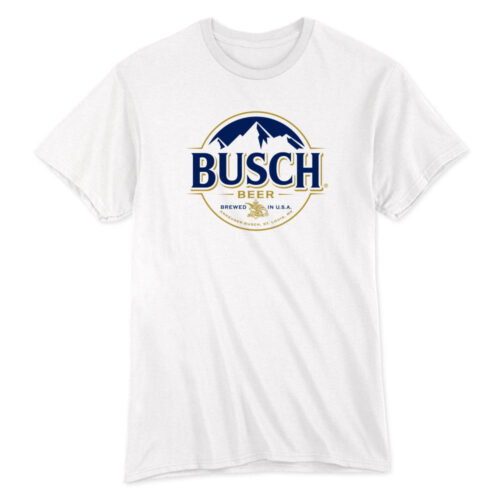Denim09 Mens Beer Gear Busch-Eagle Long Sleeve T-Shirts Slim-Fit Stretch Cotton Jersey Tees 
