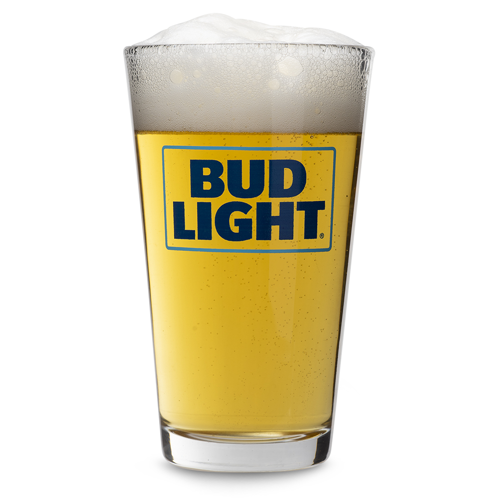 bud light beer glasses