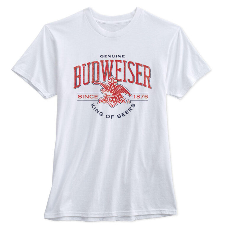 Budweiser Genuine King of Beers T-Shirt - The Beer Gear Store