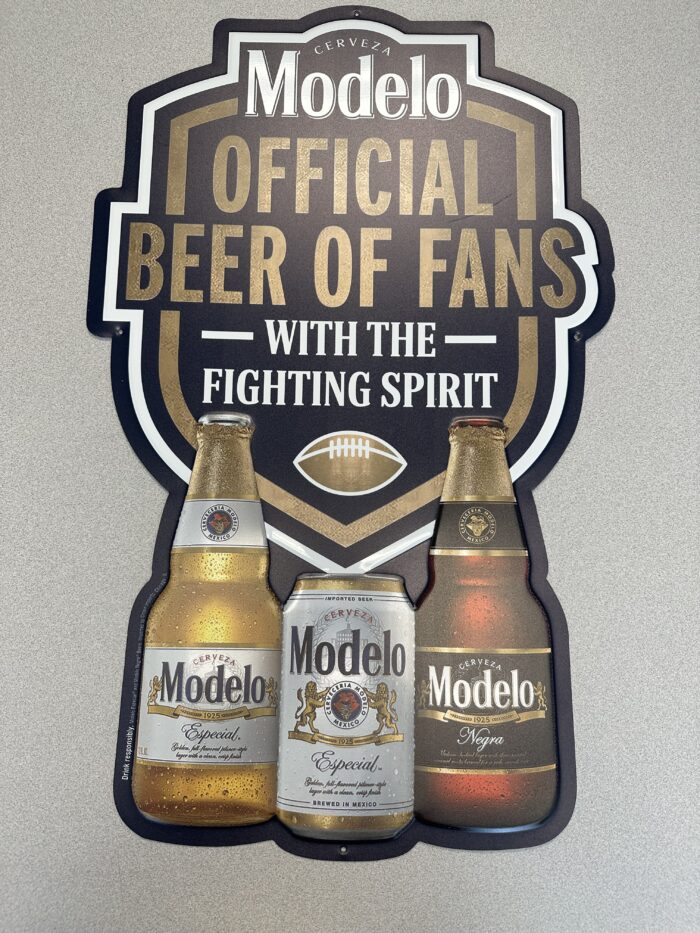 Modelo Football Metal Sign