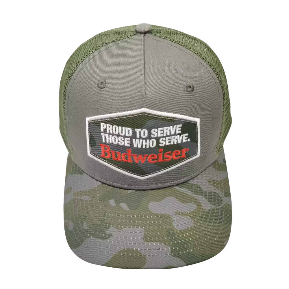 Budweiser Green Military Hat - The Beer Gear Store