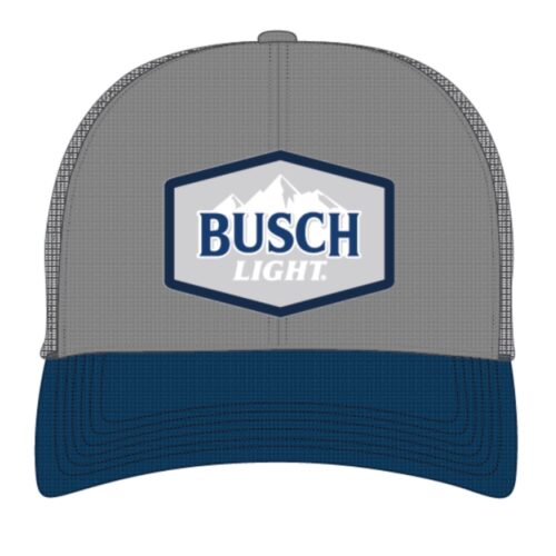 Busch Light Blue and Gray Hat