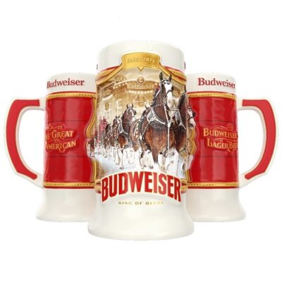 2024 Budweiser Holiday Stein - GOLD SERIES - The Beer Gear Store