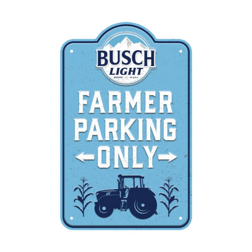 Busch Light Farmers Metal Sign
