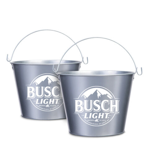 Busch Light Brush finish bucket
