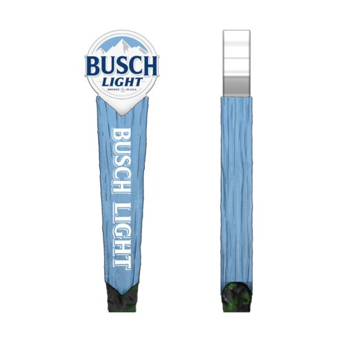busch light heather blue tap handle