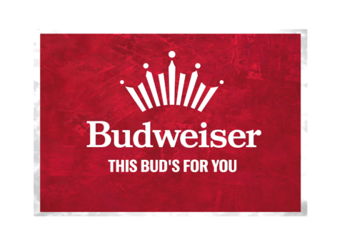 Budweiser Equity Metal Sign