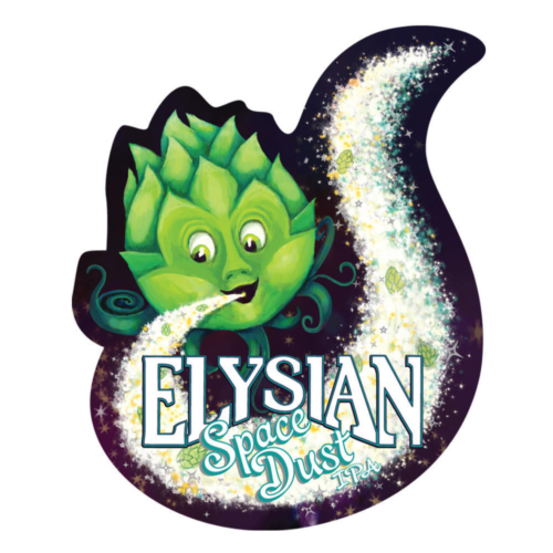 ELYSIAN SPACE DUST METAL SIGN