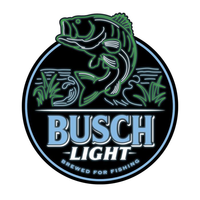 Busch LIght Bass Fish LED