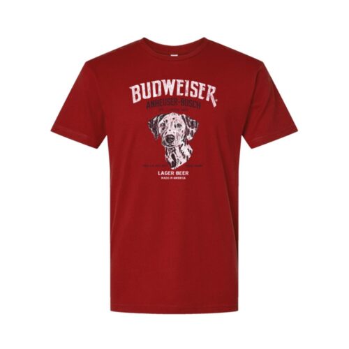 Budwesier Dog Red T-shirt