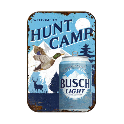 Busch Light Hunting Metal sign