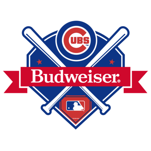 Bud Cubs Metal Sign